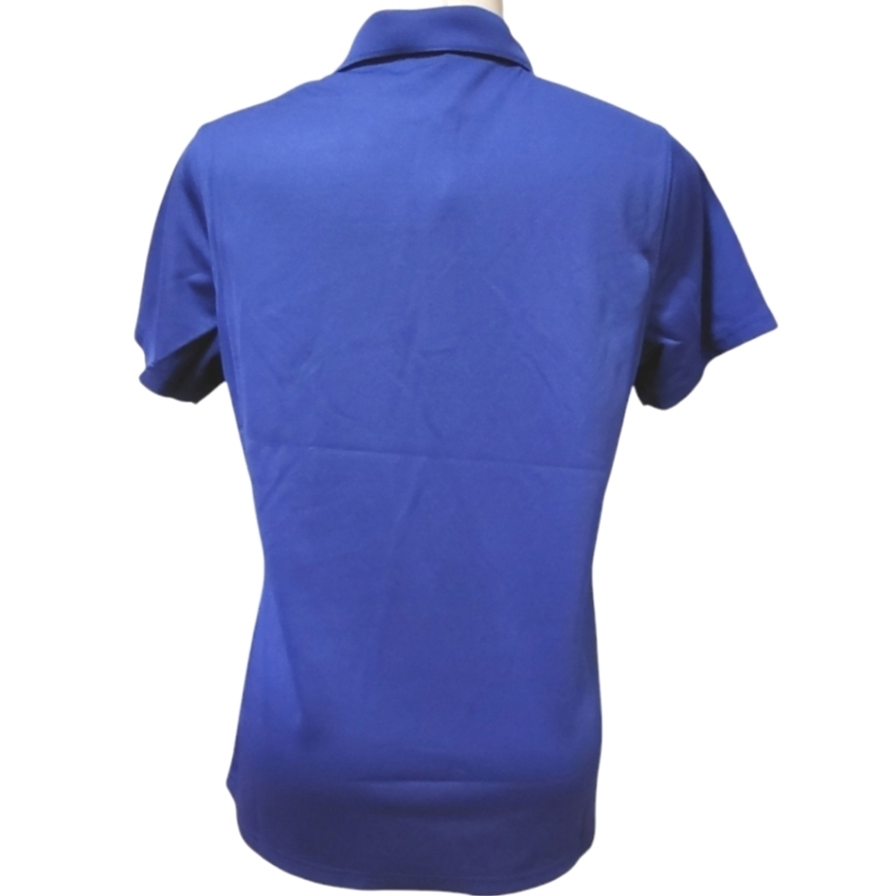 Clique Women's Polo Shirt In Tour Blue Size Med NWOT - Picture 4 of 7